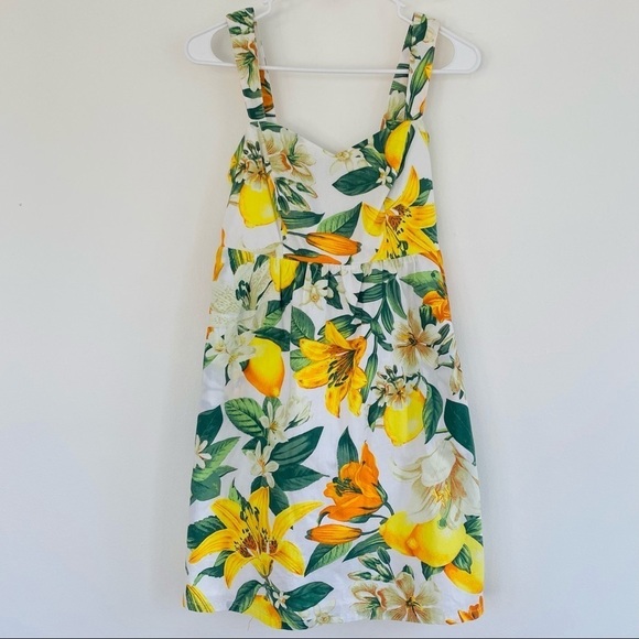 Marled Dresses & Skirts - Marled Lemon White Yellow & Green Summer Dress